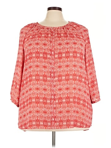 Roz & Ali 3/4 Sleeve Blouse (view 1)
