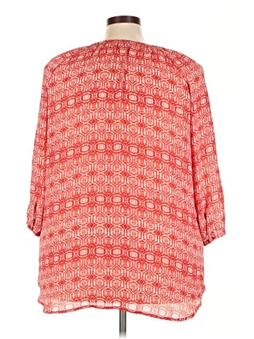 Roz & Ali 3/4 Sleeve Blouse (view 2)