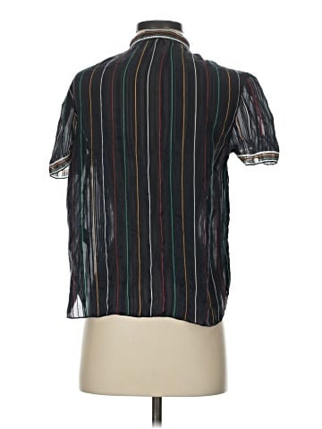 Rag & Bone Short Sleeve Silk Top (view 2)
