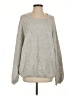Miracle Solid Gray Pullover Sweater Size S - photo 1