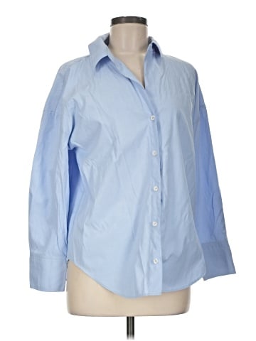 Zara Long Sleeve Button-Down Shirt (view 1)