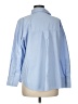Zara Blue Long Sleeve Button-Down Shirt Size M - photo 2