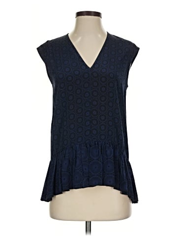 Tibi Sleeveless Silk Top (view 1)