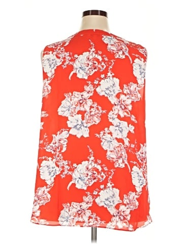 Rose + Olive Sleeveless Blouse (view 2)