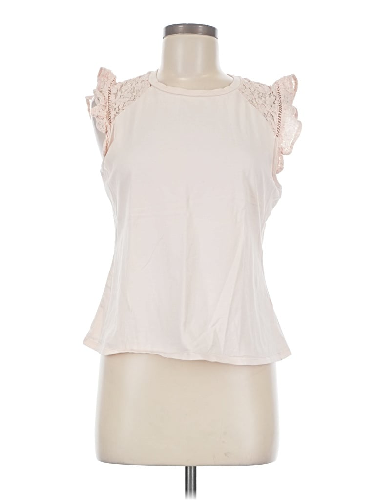 Pre-owned Laundry By Shelli Segal Sleeveless Blouse In Ivory