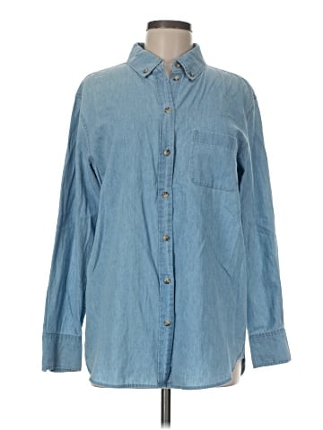 Equipment Long Sleeve Button-Down Shirt (view 1)