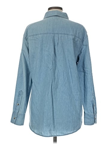 Equipment Long Sleeve Button-Down Shirt (view 2)