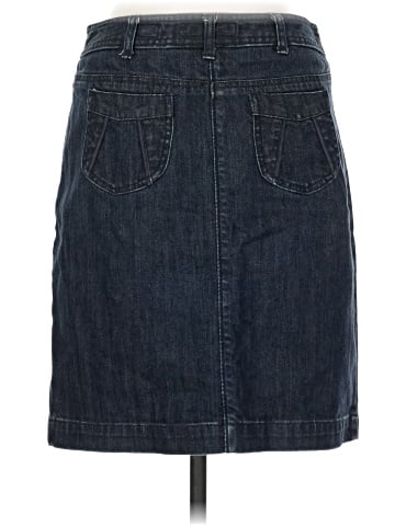 Pilcro and the Letterpress Denim Skirt (view 2)