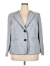 Le Suit 100% Polyester Blue Blazer Size 18 - photo 1