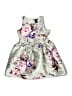 Zunie 100% Polyester Floral Gray Dress Size 7 - photo 1