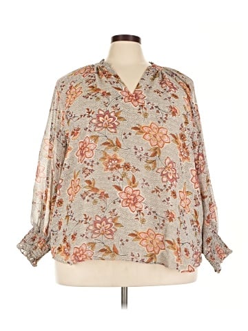 Philosophy Republic Clothing 3/4 Sleeve Blouse (view 1)