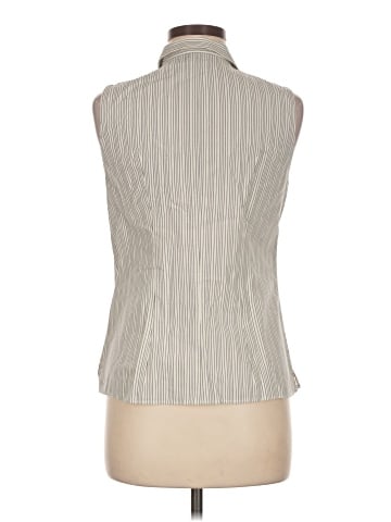 AKRIS Sleeveless Button-Down Shirt (view 2)