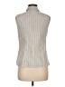 AKRIS Ivory Sleeveless Button-Down Shirt Size 8 - photo 2