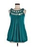 Daytrip Teal Sleeveless Blouse Size M - photo 1