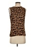 Tory Burch Brown Sleeveless Blouse Size 4 - photo 1