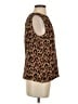 Tory Burch Brown Sleeveless Blouse Size 4 - photo 4