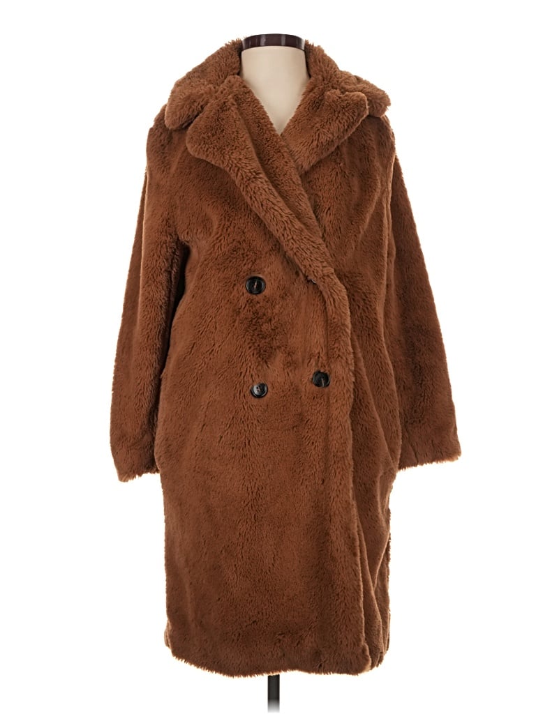 Pre-owned French Connection Coat In Brown