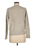 Madewell 100% Cashmere Metallic Silver Cashmere Pullover Sweater Size M - photo 2