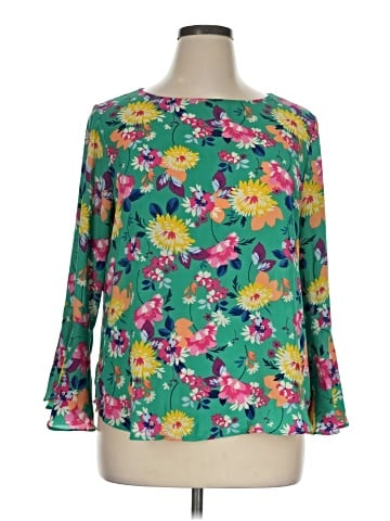 Counterparts 3/4 Sleeve Blouse (view 1)