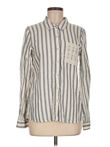 Hem & Thread Long Sleeve Button-Down Shirt (view 1)