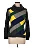 Lafayette 148 New York 100% Wool Color Block Gray Wool Pullover Sweater Size L - photo 1