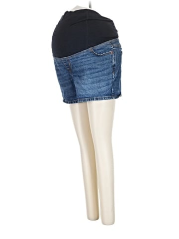 Isabel Maternity Denim Shorts (view 1)