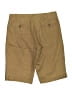 Sunny Leigh 100% Polyester Solid Brown Khaki Shorts Size 12 - photo 2