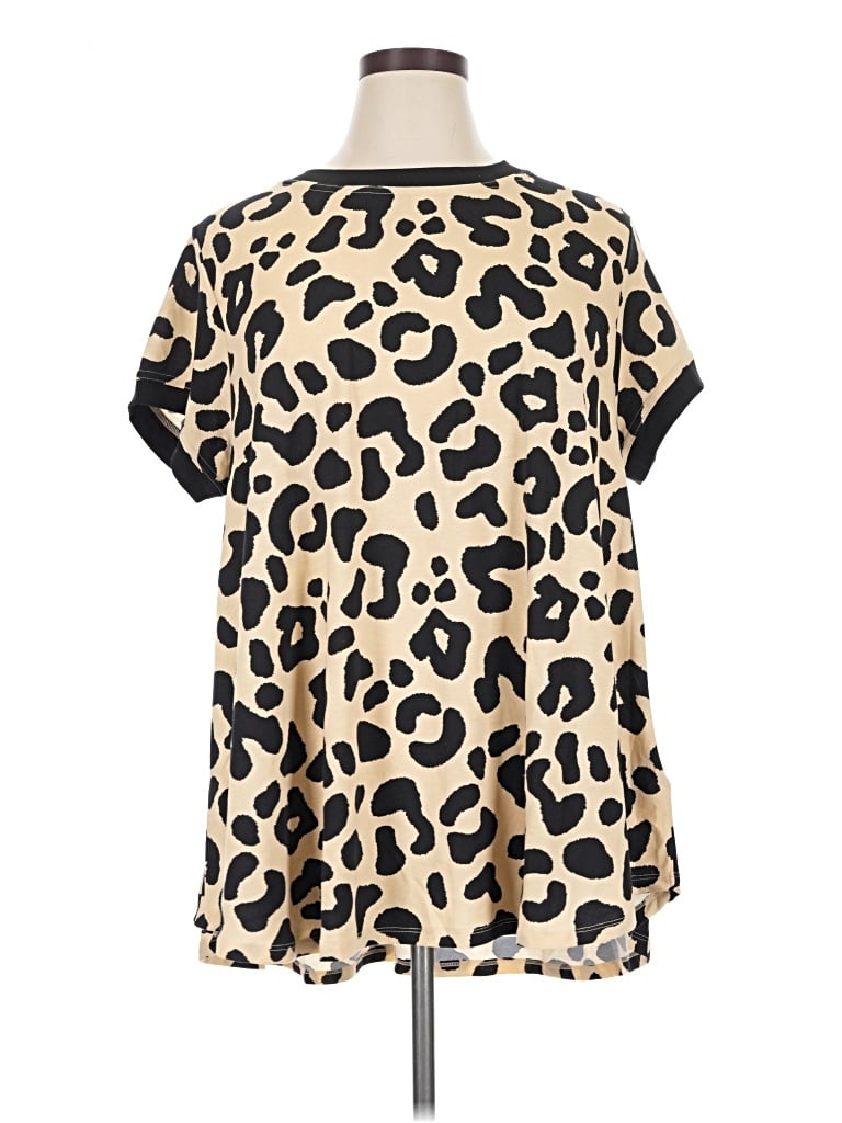 Lularoe Short Sleeve T-shirt In Gold