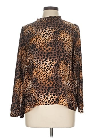Ann Taylor Factory Long Sleeve Blouse (view 1)