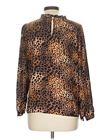 Ann Taylor Factory Long Sleeve Blouse (view 2)