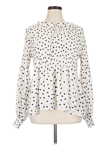 Rose + Olive Long Sleeve Blouse (view 1)