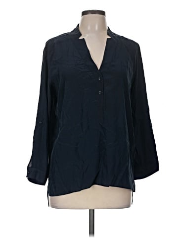 Zoe & Sam 3/4 Sleeve Silk Top (view 1)