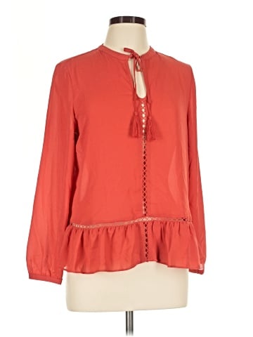 a.n.a. A New Approach Long Sleeve Blouse (view 1)