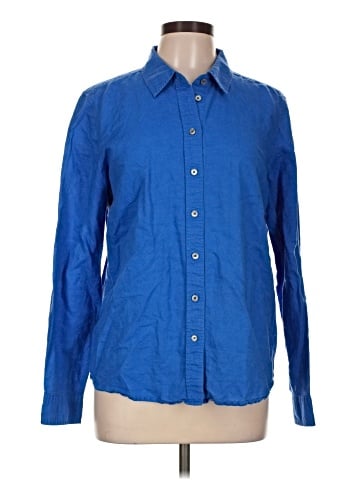 J.Crew Factory Store Long Sleeve Button-Down Shirt (view 1)