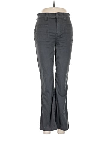 Madewell Kick Out Crop Pants in Garment-Dyed Sateen (view 1)