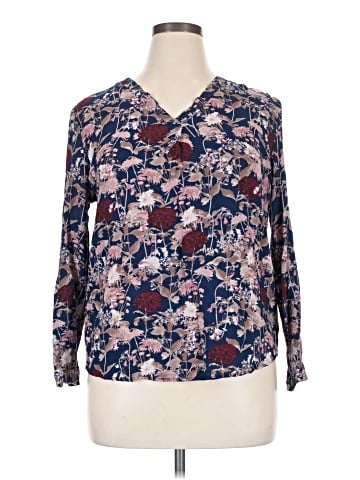 Brina & Em 3/4 Sleeve Blouse (view 1)