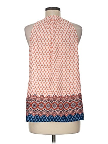 Rose + Olive Sleeveless Blouse (view 2)