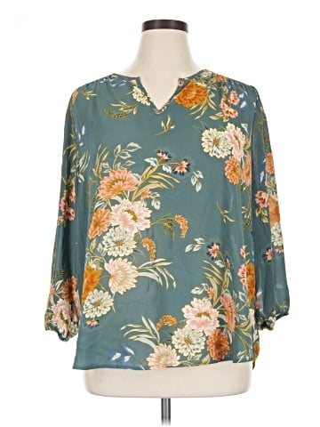 Fun2Fun 3/4 Sleeve Blouse (view 1)