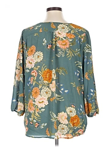 Fun2Fun 3/4 Sleeve Blouse (view 2)