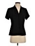 Calvin Klein Black Short Sleeve Blouse Size S - photo 1