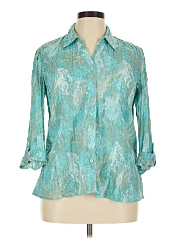 Christopher & Banks 3/4 Sleeve Blouse (view 1)