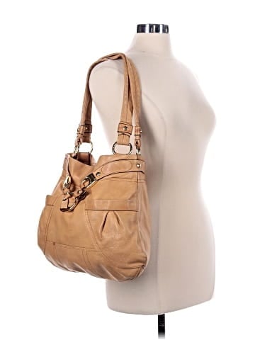 B Makowsky Leather Shoulder Bag (view 2)