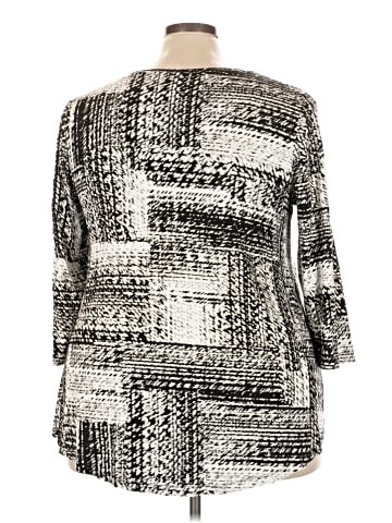 JM Collection 3/4 Sleeve Blouse (view 2)