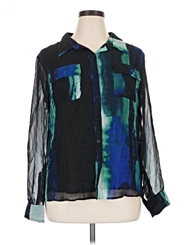 Calvin Klein Long Sleeve Blouse (view 1)
