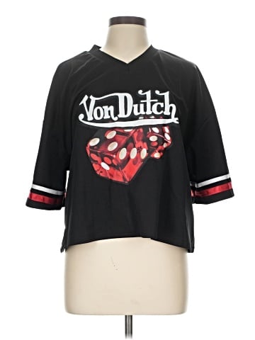 Von Dutch 3/4 Sleeve T-Shirt (view 1)