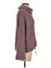 dip 100% Polyester Purple Turtleneck Sweater Size S - photo 4