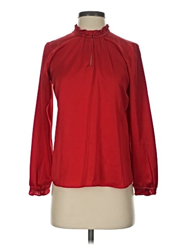 Ann Taylor Factory Long Sleeve Blouse (view 1)