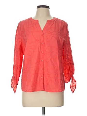 Croft & Barrow 3/4 Sleeve Blouse (view 1)