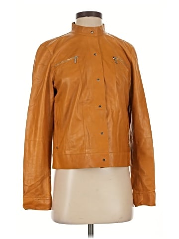 Lafayette 148 New York Leather Jacket (view 1)