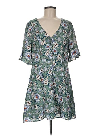 Blue Rain Short Sleeve Blouse (view 1)